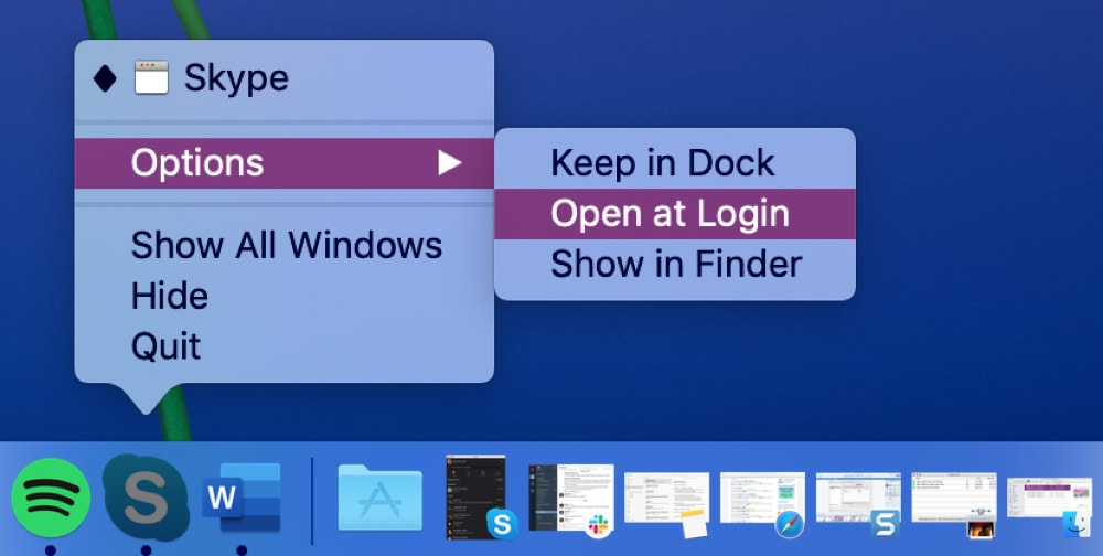 how to hide mac dock in full screen